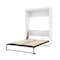Bestar Edge 60W Full Murphy Bed, White 70183-17 - alternate 9